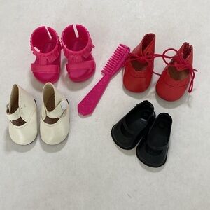 5‎ for $25 Doll shoes set of 4 pairs